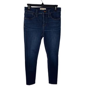 Madewell Women's Size 26 Roadtripper Jeans Midrise Stretch Blue Denim Cotton